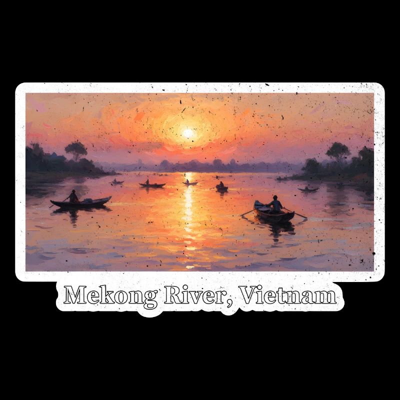 Mekong River Sunset