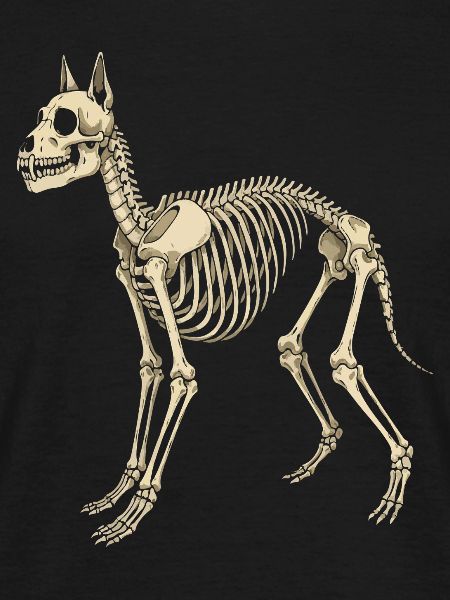 Canine Skeleton Blueprint