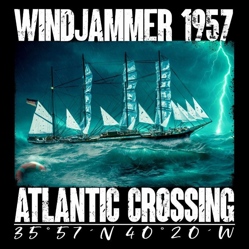 Windjammer 1957 - Atlantiküberquerung