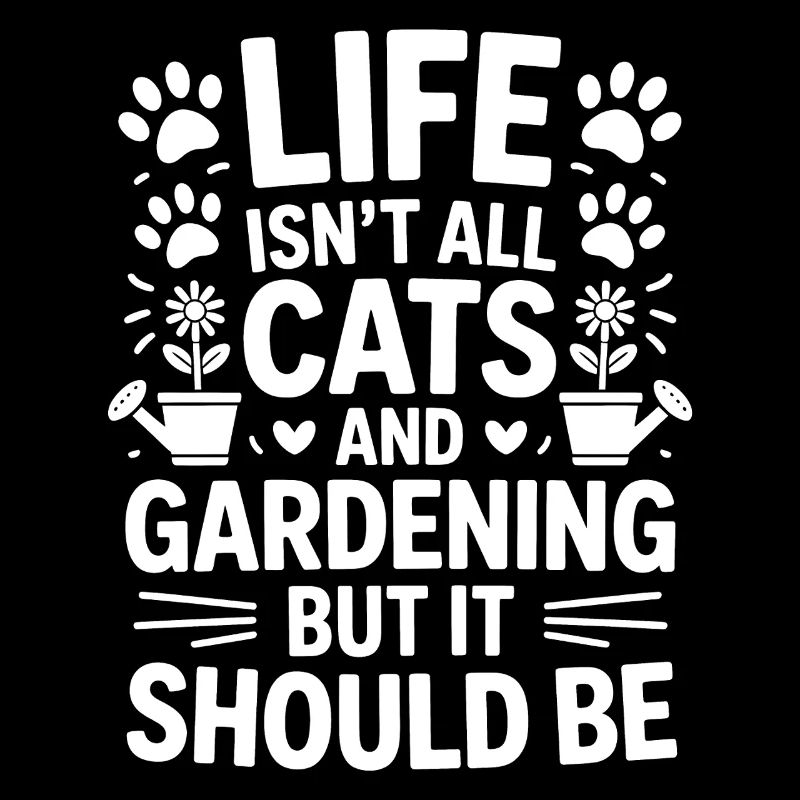 Garten Spruch Katze Lustiges Gartenarbeit Geschenk