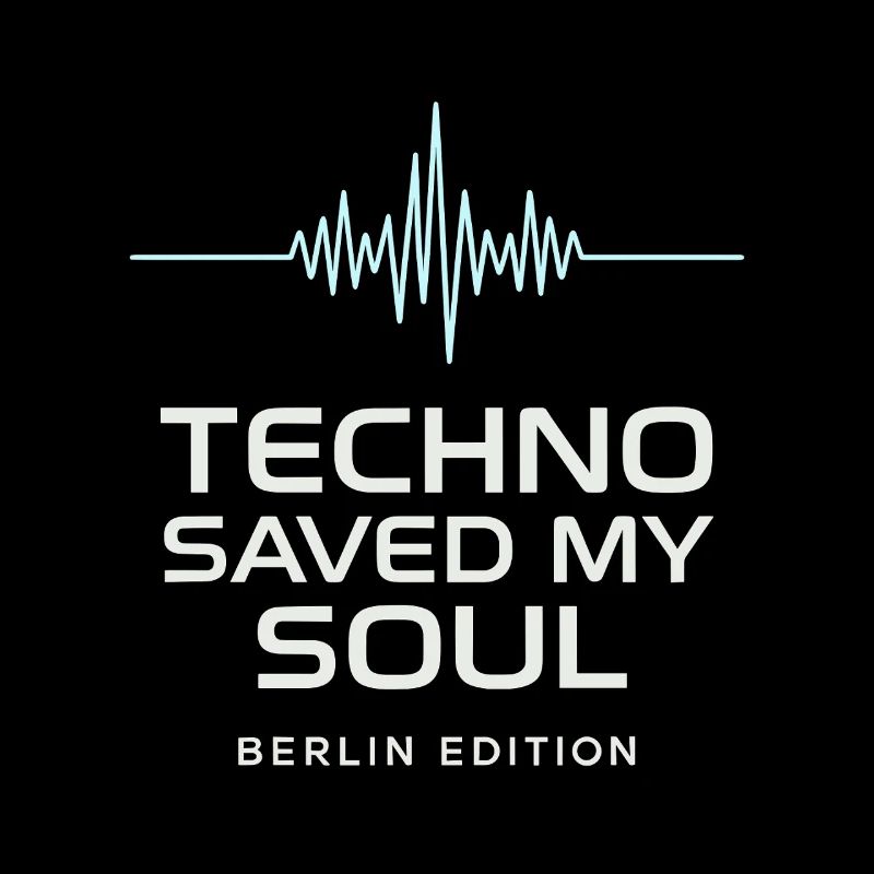 Techno heeft mijn ziel gered Berlijnse editie shirt