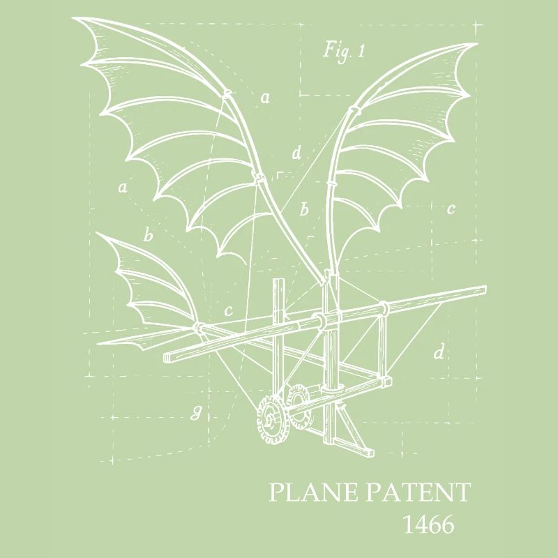 Bauplan Flügel Flugzeug Patent 1466