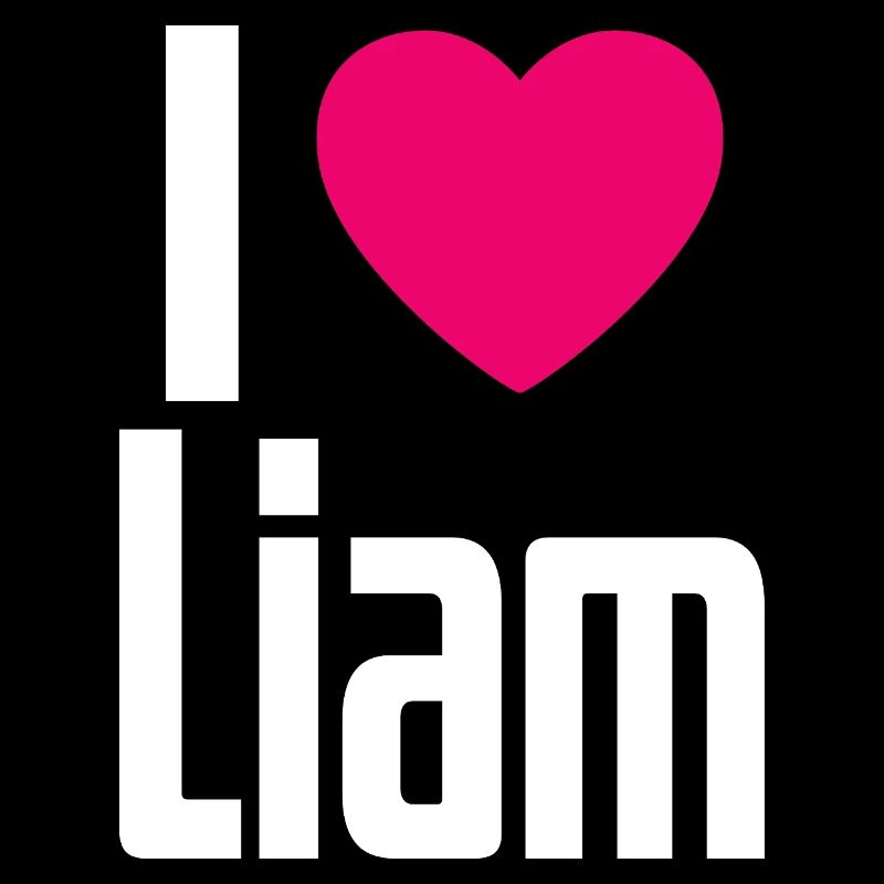 I Love Liam Pinkes Herz Ich liebe Liam
