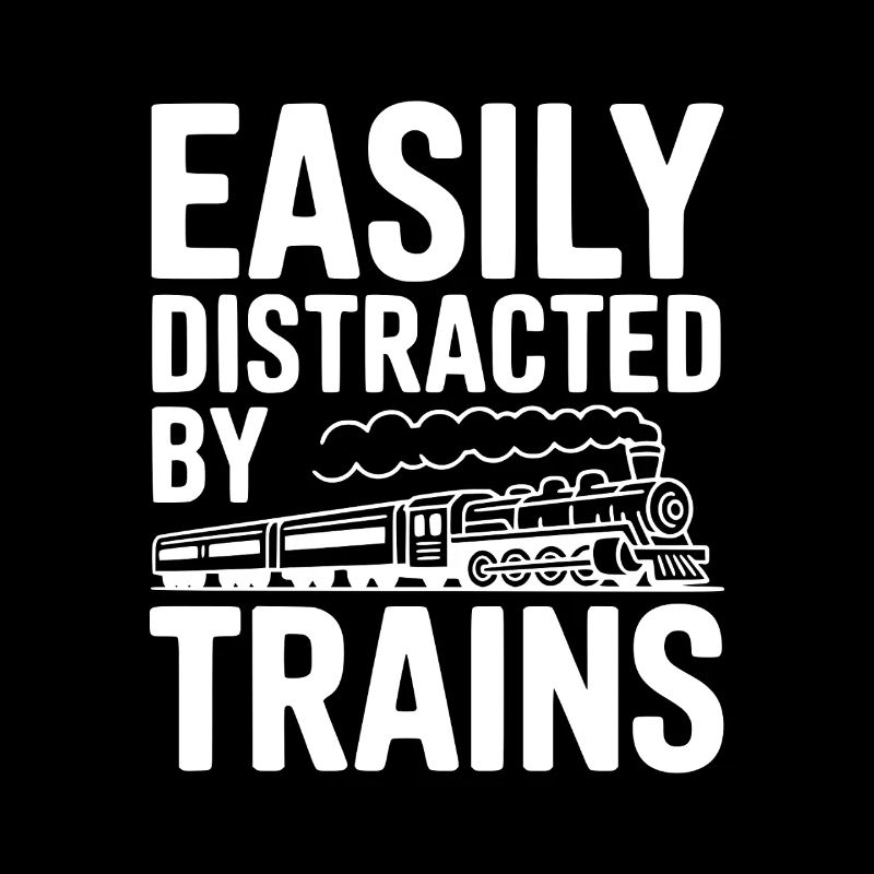 Facilement distrait par les trains