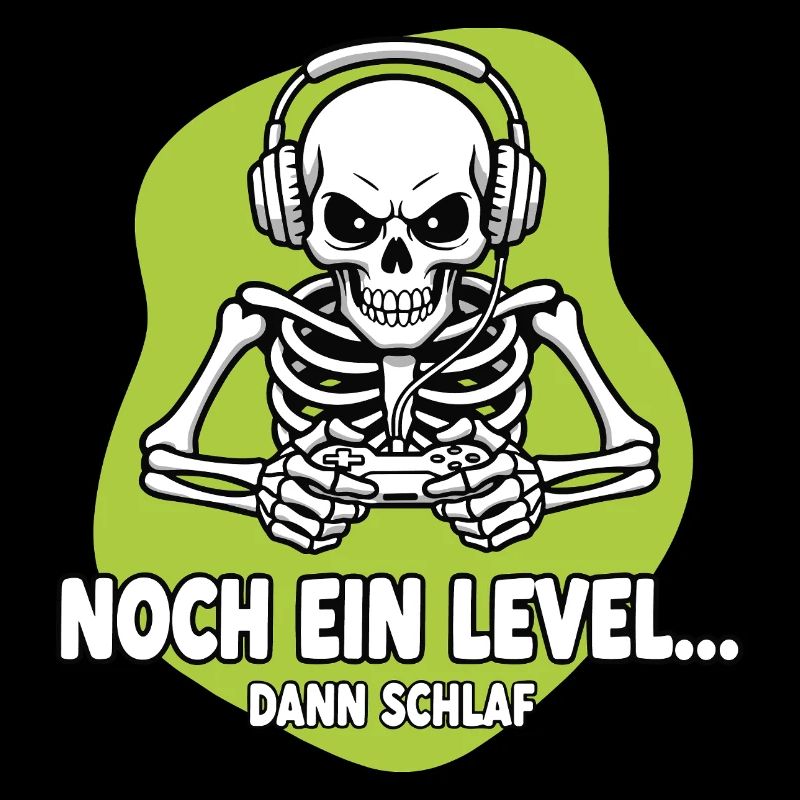 Gamer Skelett Noch Ein Level