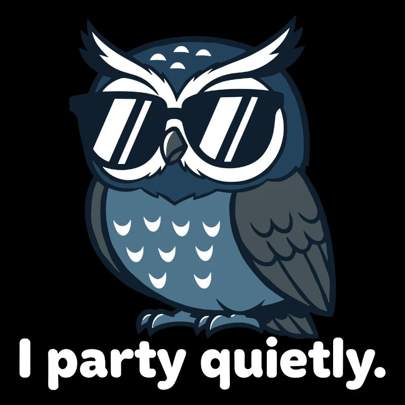 Cool owl with sunglasses