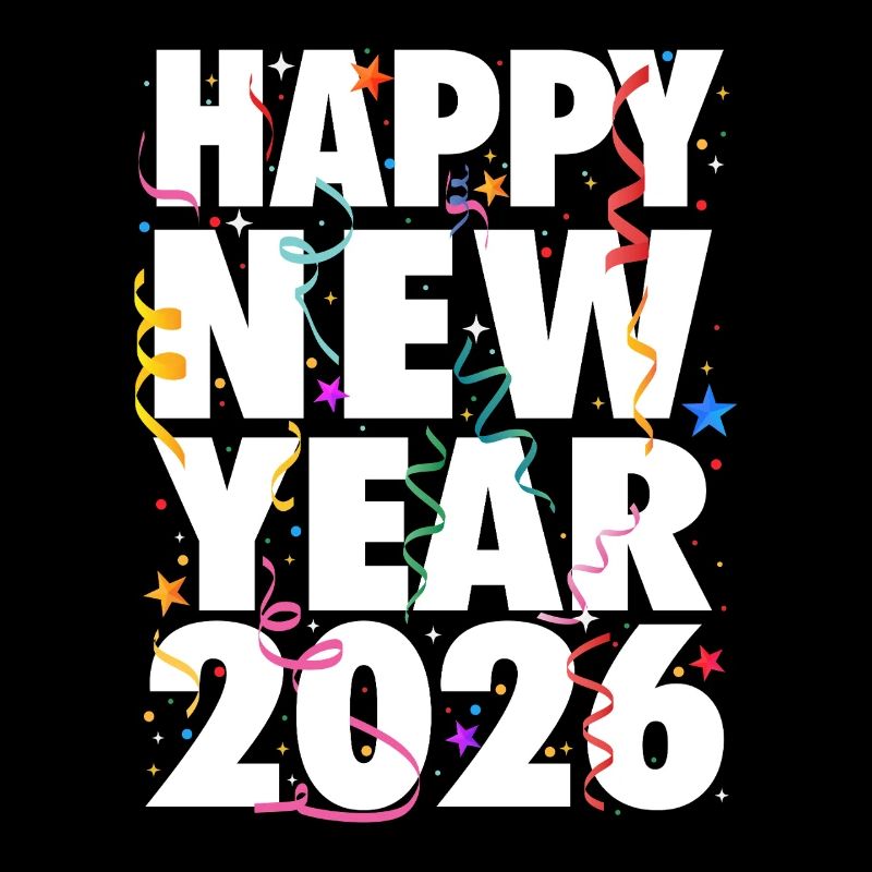 Happy New Year 2026 Countdown Celebration Festive