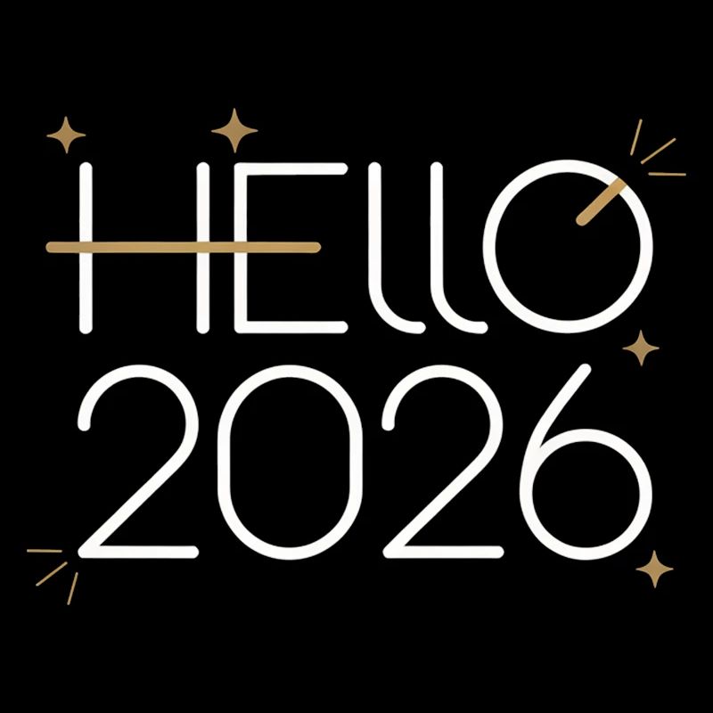 Hallo Neonschild 2026