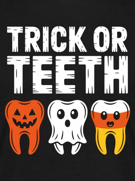 Trick oder Teeth Halloween-Trio