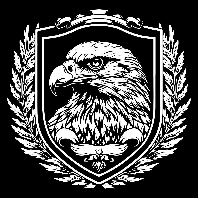 Adler Schild Lorbeer