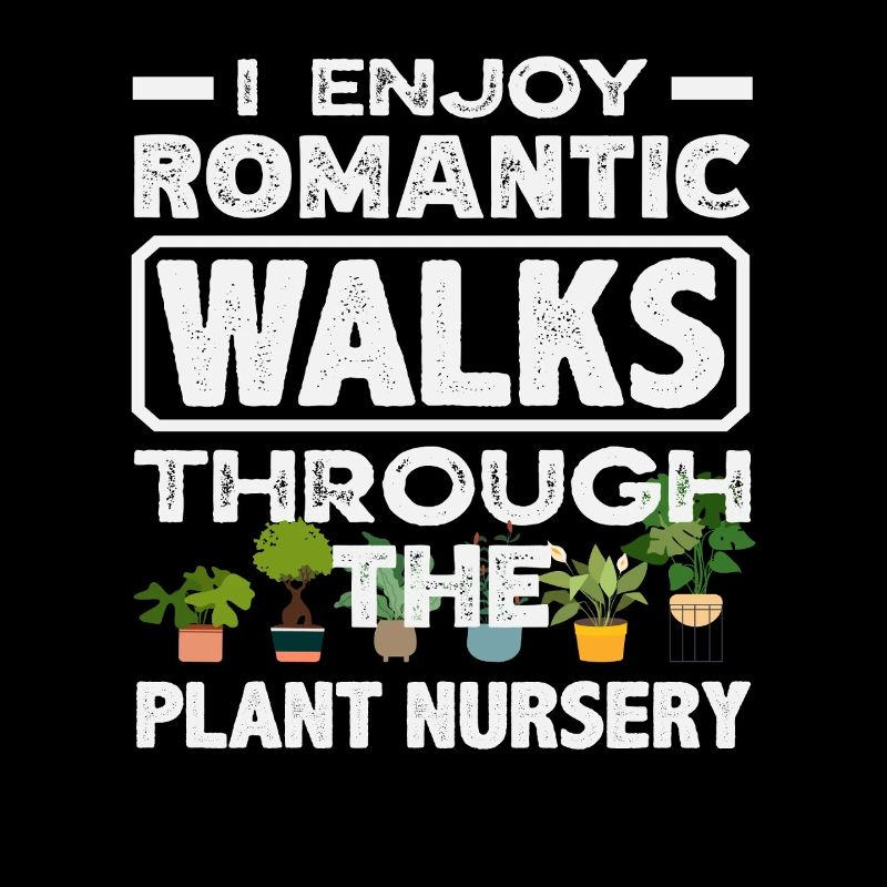 Romantic walks through the Plant nursery