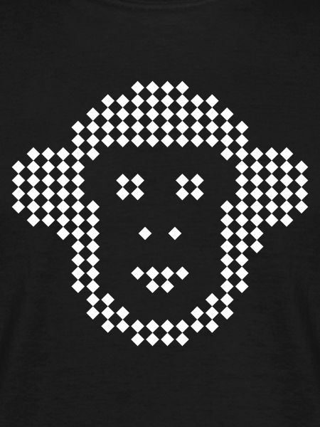 Pixel Monkey Diamond Emblem