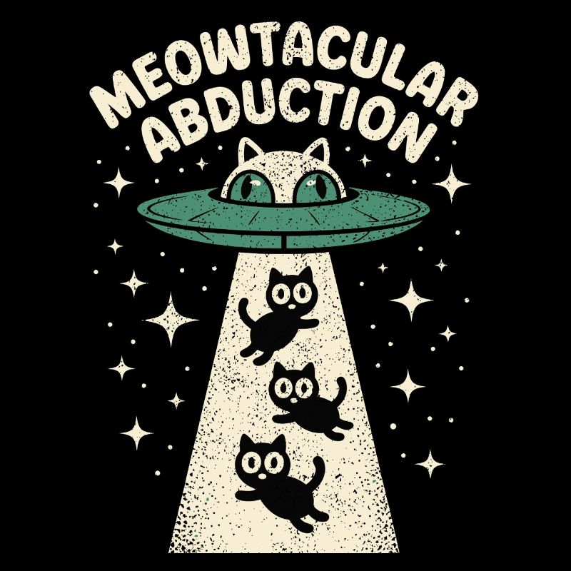Enlèvement drôle d’extraterrestre chat