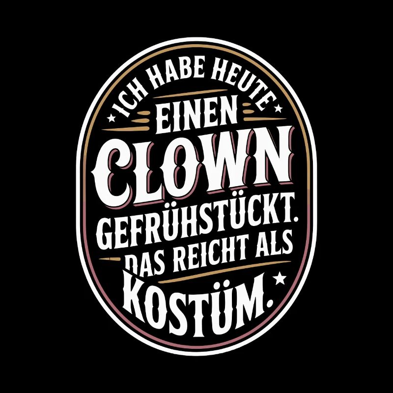 Clown Breakfast Carnival Clown Costume Replacement
