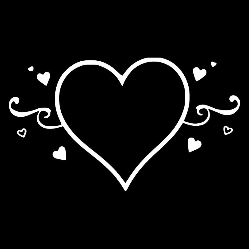 Herz weiß Valentinstag Geschenk Valentinstag