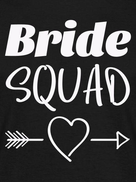 Braut Squad Herz Pfeil