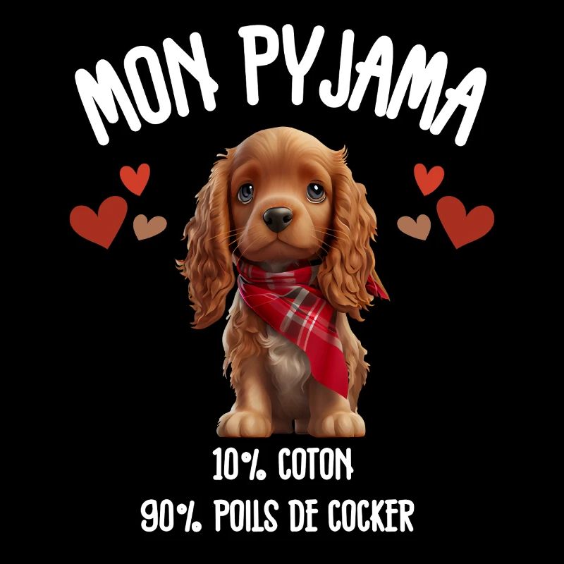 Cocker Spaniel Haar Pyjamas Humor