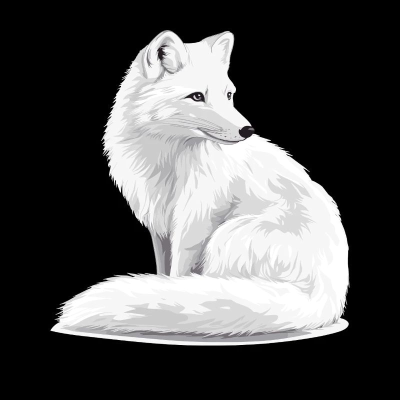 Illustration du Renard Blanche-Neige