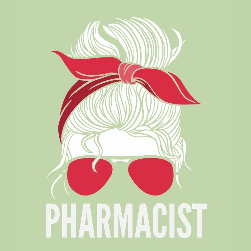 Messy Bun Pharmacist Pharmacist