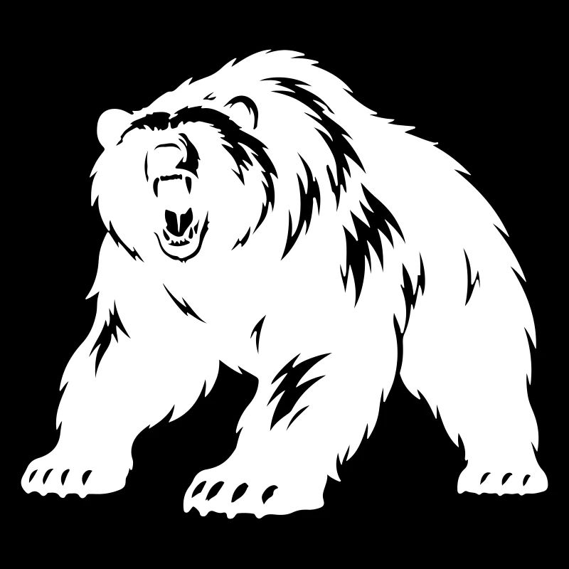 Grizzly Bear Silhouette
