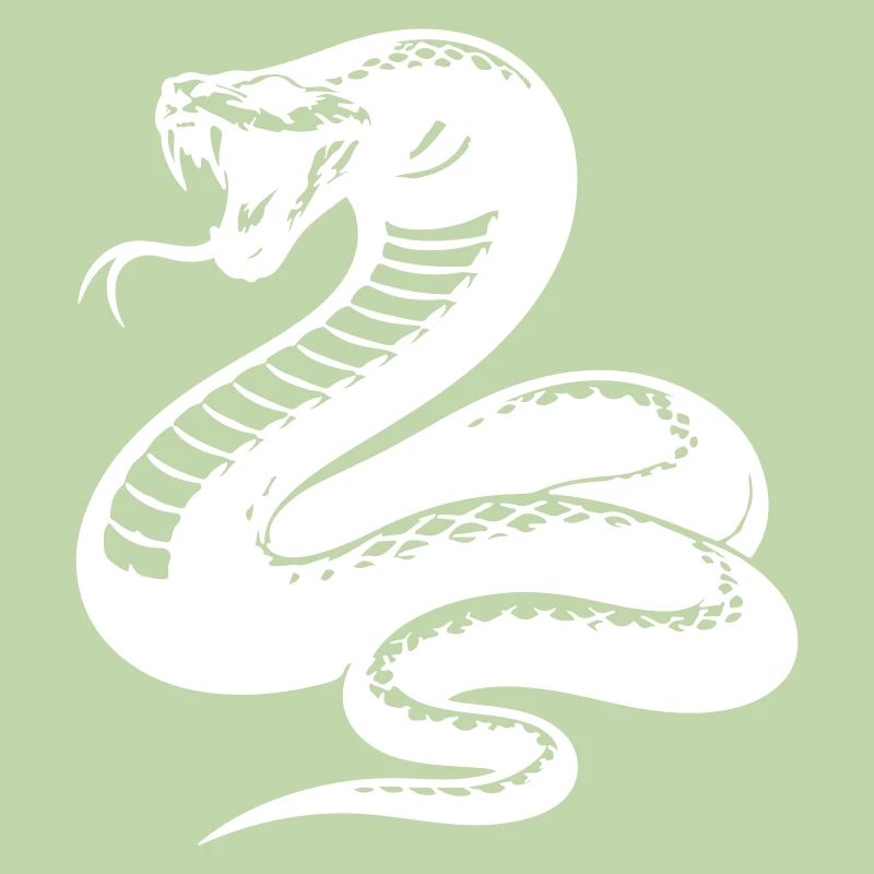 Silhouette du python serpent