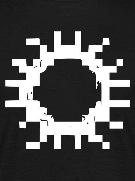 Cell Virus Pixel Outline