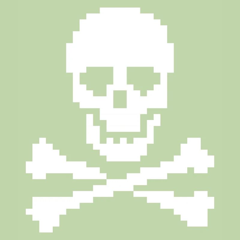 Os croisés du crâne pixel