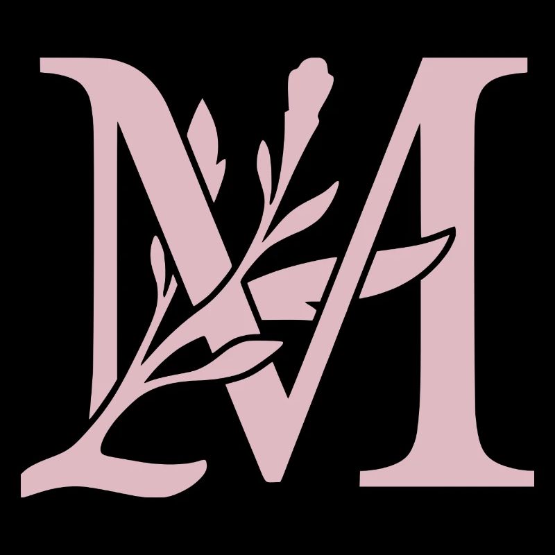 LM Floral Monogramm