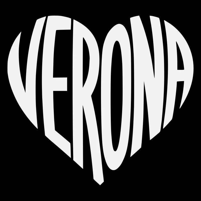 Verona Heart Typography