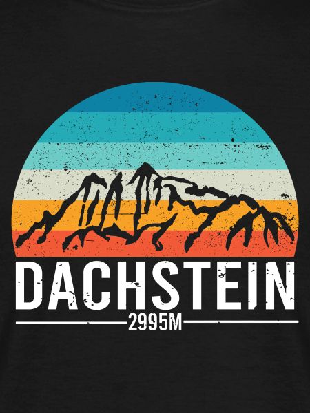 Dachstein Ramsau Austria Retro Sunset