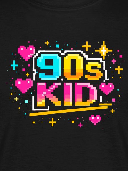 90s Pixelkid Neon Retro