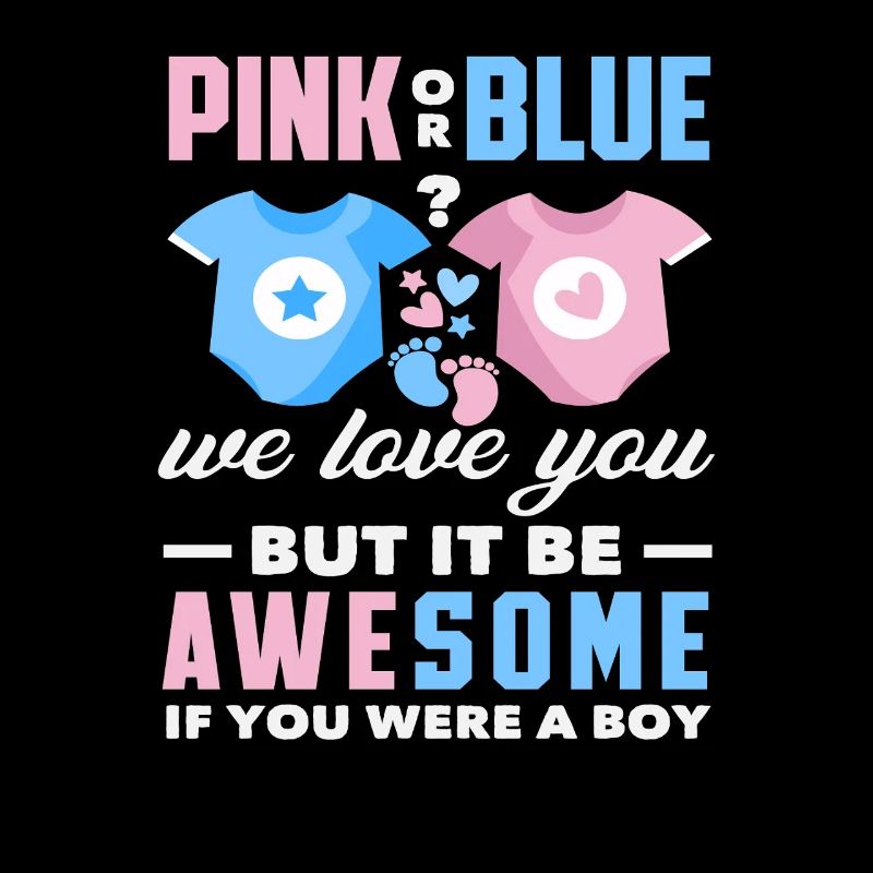 Rose ou bleu serait parfait si c’est un garçon