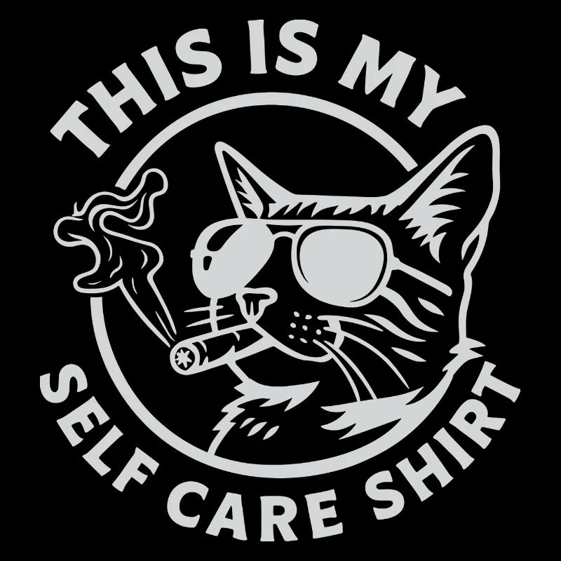 Mon t-shirt de chat d’auto-soin