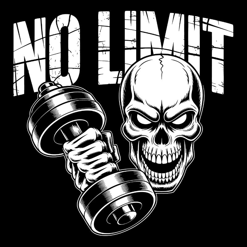 No Limit Skull Kraft-Design
