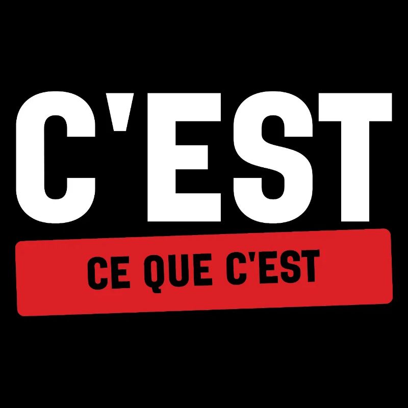 C'est Ce Que C'est Stoïque Humour Français