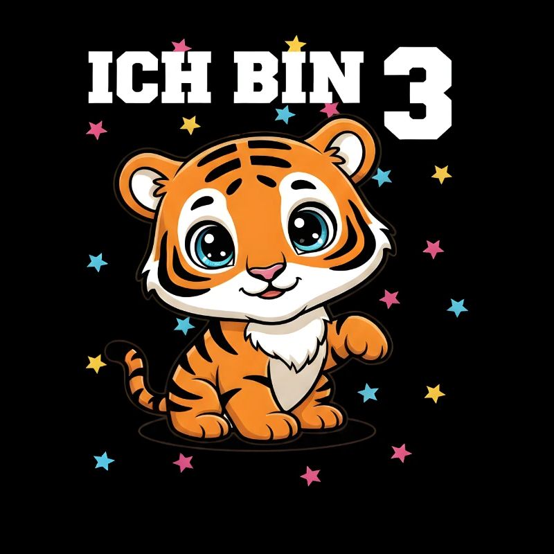 Ich bin 3 - Süßes Tiger zum 3. Geburtstag