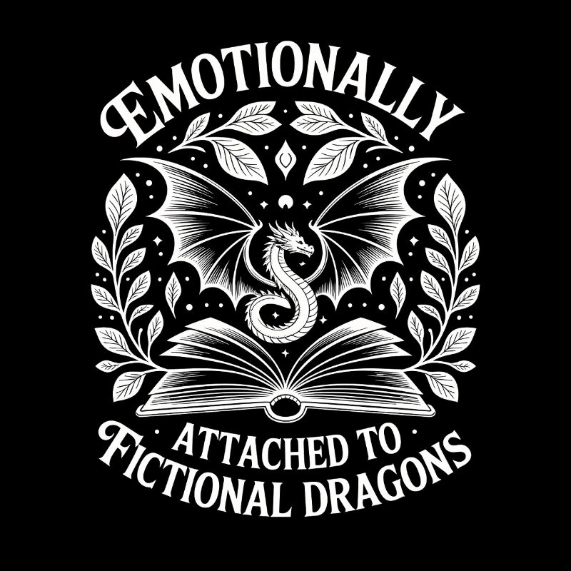 Fantasy Novel Dragon Fairy Tale Reader Funny