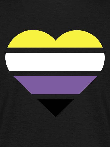 Pride Flag Heart · Nonbinary