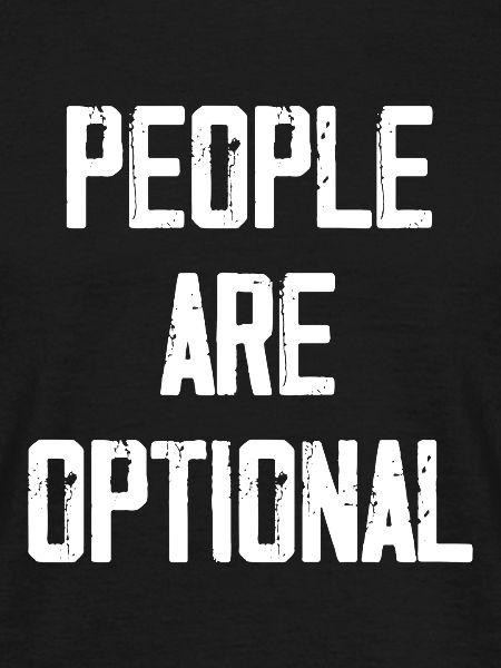 Menschen sind optional