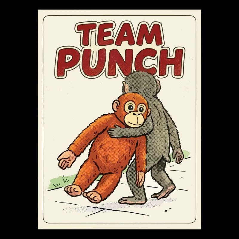 Coup de poing Bébé Singe Coup de poing