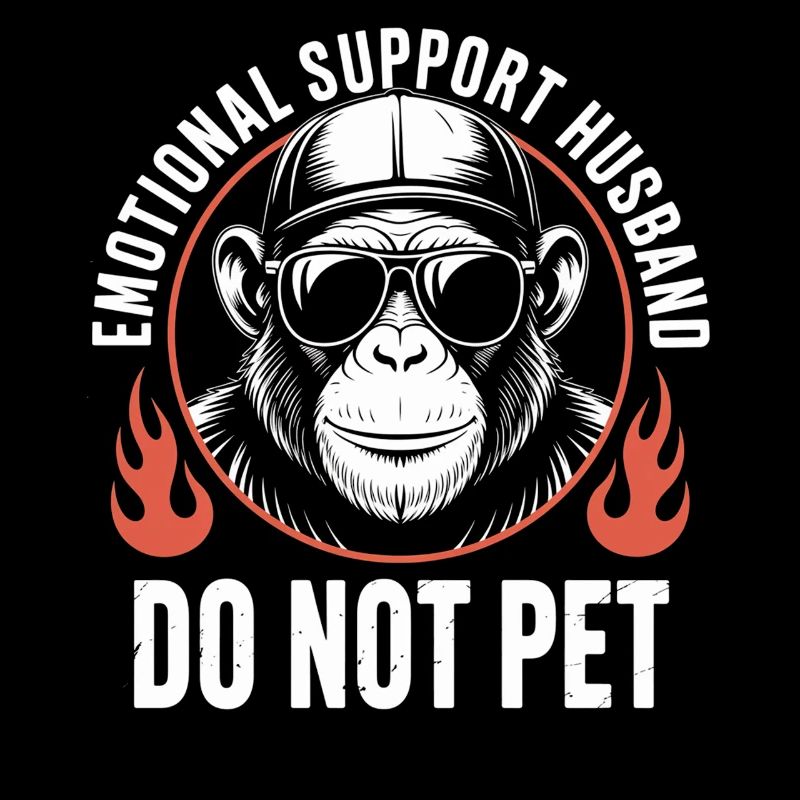 Do Not Pet: Emotional Support Husband