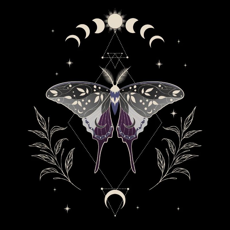 Asexual Luna Moth LGBT Pride Flag
