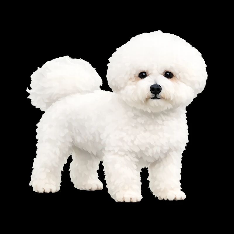 Realistic Bichon Frise Puppy