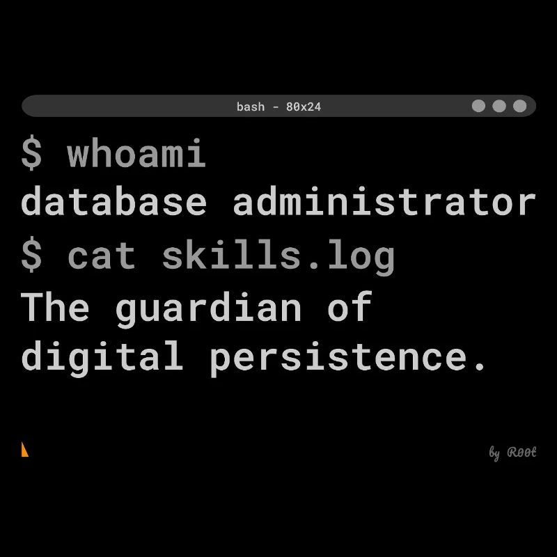 Database Administrator Terminal Design
