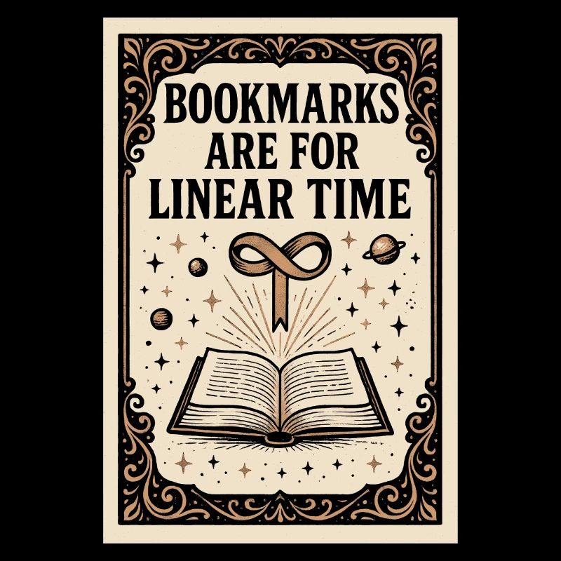 Linear Time Bookmarks | Sci-Fi Book