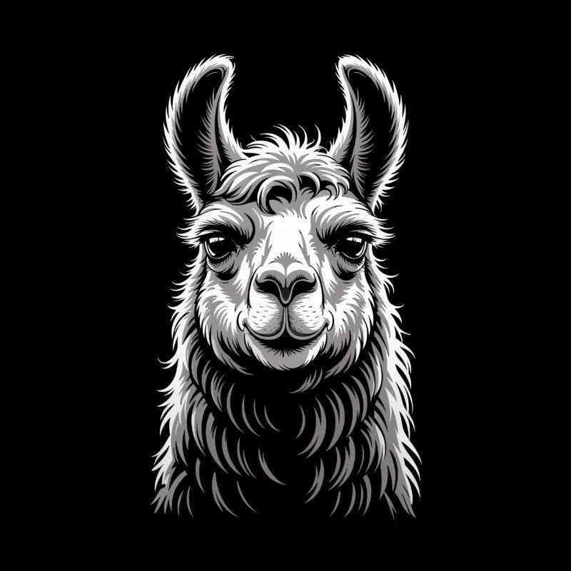Llama Portrait