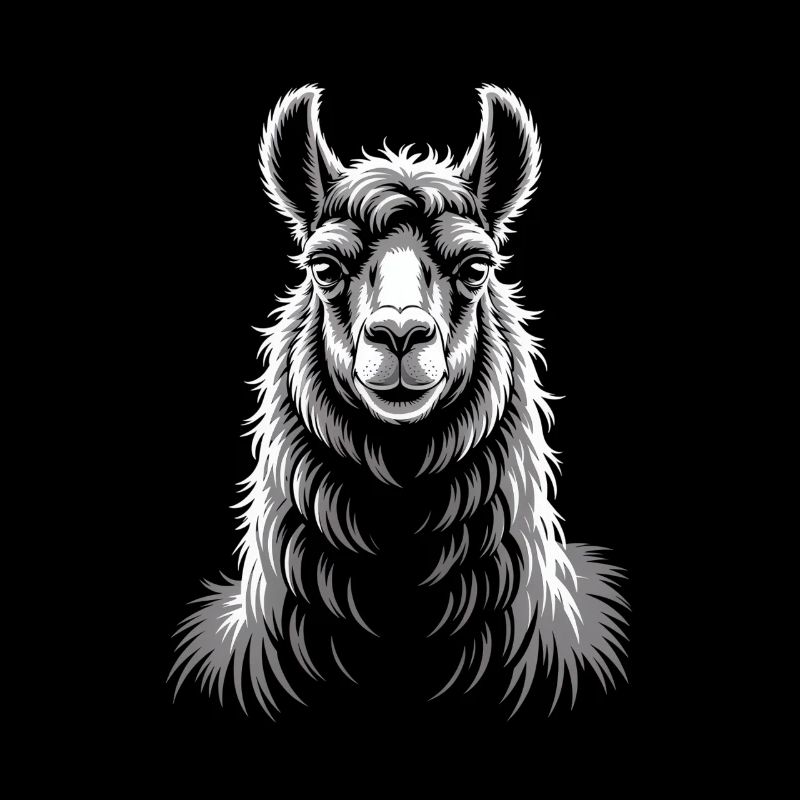 Llama Portrait