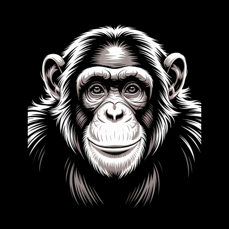 Affe Schimpanse
