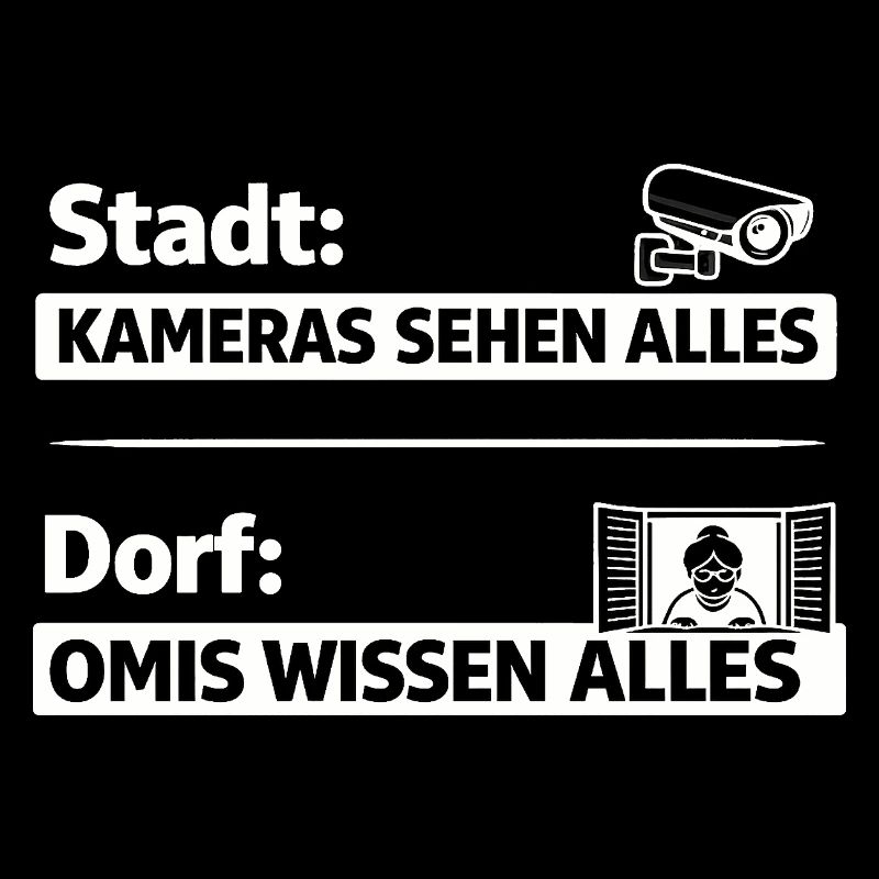 Dorf vs Stadt: Omas sehen alles