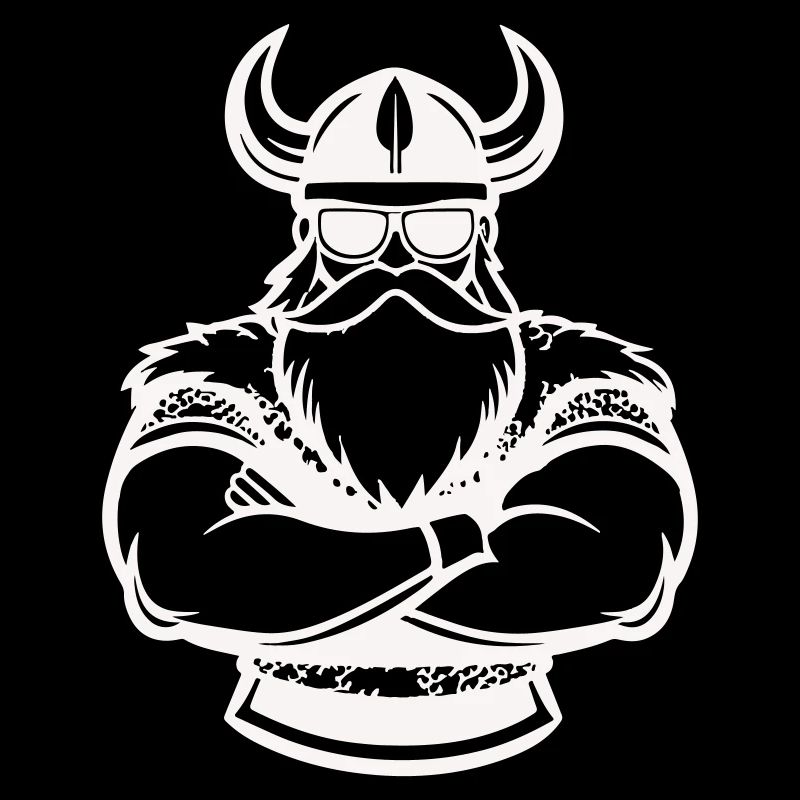 Kraft viking à bras croisés